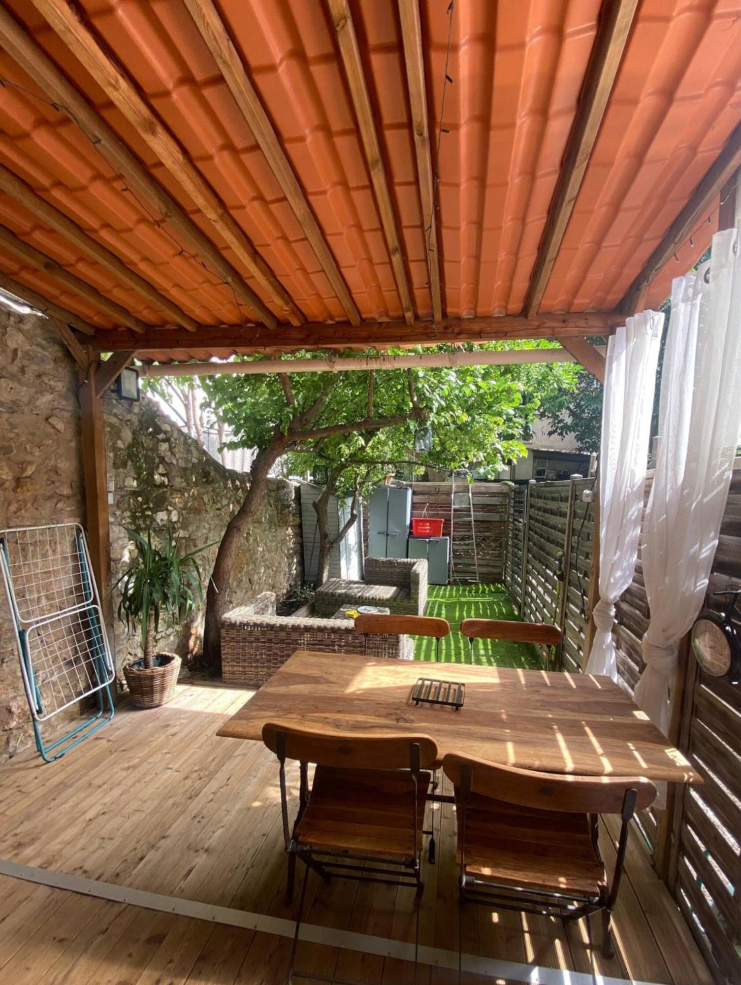 Appartement T3 Avec Jardin Toulon Eksteriør billede